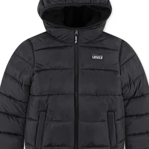 Piumino Nero con Cappuccio | Levi’s