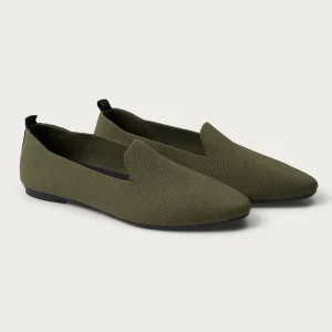 Ballerina slip-on in maglia Ragno