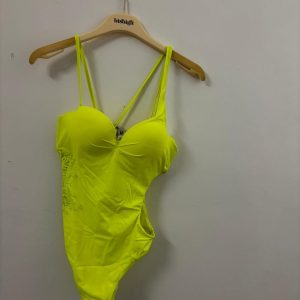 Costume Intero Twinset a Balconcino con Dettaglio in Pizzo Laterale