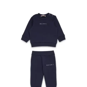 Tuta in pile con logo istituzionale | MARNI