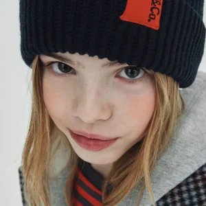 Berretto beanie in misto lana con patch | MAX&Co.
