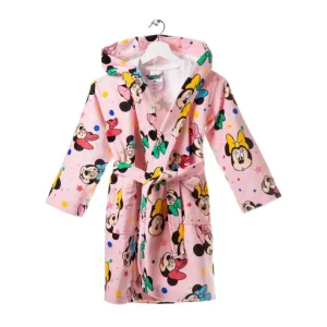 Accappatoio in Cotone Minnie Fiocco