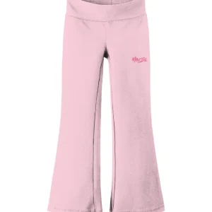 Leggings rosa a zampa con logo stampato | Mousse Kids