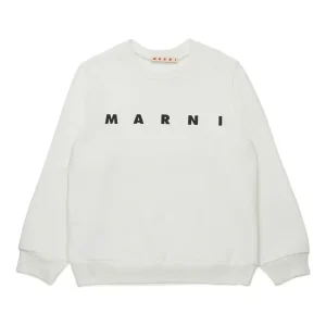 Felpa Bianca leggera in cotone Marni